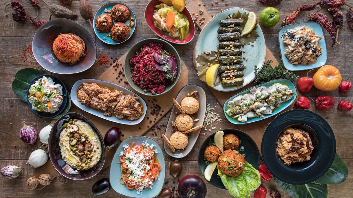 TÃ¼rkische Meze auf Tisch von Osmans TÃ¶chter